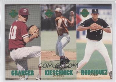 1993 Classic Four Sport Collection - Triple Card #TC3 - Jeff Granger, Brooks Kieschnick, Alex Rodriguez /65600