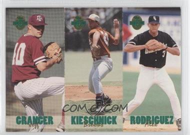 1993 Classic Four Sport Collection - Triple Card #TC3 - Jeff Granger, Brooks Kieschnick, Alex Rodriguez /65600