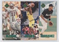 Drew Bledsoe, Chris Webber, Alex Rodriguez #/65,600