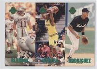 Drew Bledsoe, Chris Webber, Alex Rodriguez #/65,600