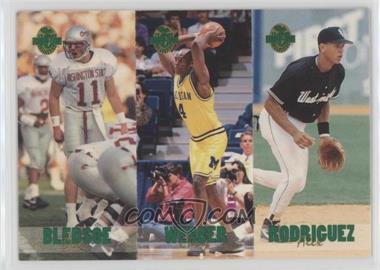 1993 Classic Four Sport Collection - Triple Card #TC5 - Drew Bledsoe, Chris Webber, Alex Rodriguez /65600