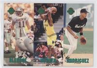 Drew Bledsoe, Chris Webber, Alex Rodriguez #/65,600