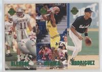 Drew Bledsoe, Chris Webber, Alex Rodriguez #/65,600