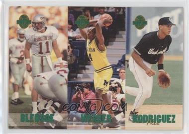 1993 Classic Four Sport Collection - Triple Card #TC5 - Drew Bledsoe, Chris Webber, Alex Rodriguez /65600