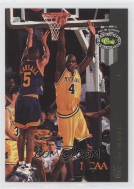 1993 Classic Four Sport Collection McDonald's - [Base] #30 - Chris Webber