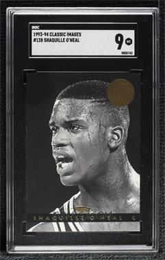 1993 Classic Images - [Base] #128 - Shaquille O'Neal [SGC 9 MINT]