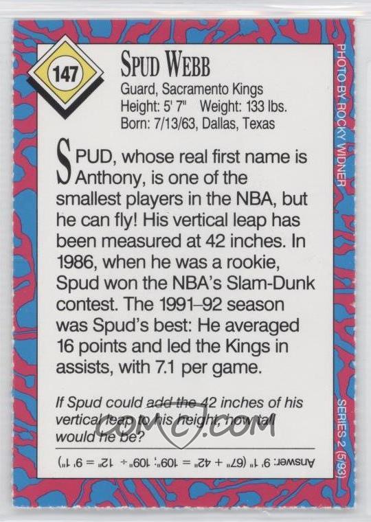 1993 Sports Illustrated For Kids Series 2 Base 147