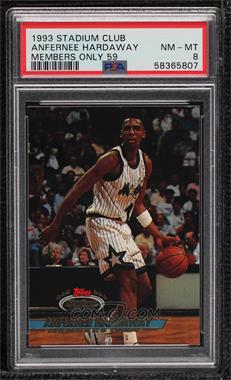 1993 Topps Stadium Club Members Only - [Base] #_ANHA - Anfernee Hardaway [PSA 8 NM‑MT]