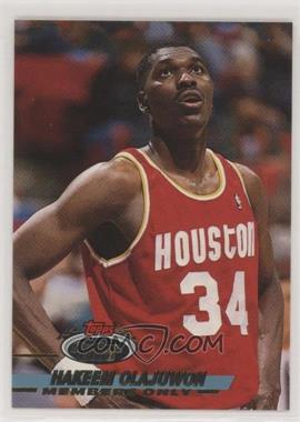 1993 Topps Stadium Club Members Only - [Base] #_HAOL - Hakeem Olajuwon