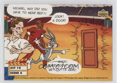 1993 Upper Deck Adventures in 'Toon World - [Base] #ACT10 SCENE 6-15 - Michael Jordan, Wayne Gretzky