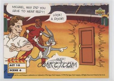 1993 Upper Deck Adventures in 'Toon World - [Base] #ACT10 SCENE 6-15 - Michael Jordan, Wayne Gretzky