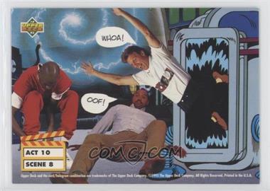 1993 Upper Deck Adventures in 'Toon World - [Base] #ACT10 SCENE 8-11 - Michael Jordan, Reggie Jackson, Joe Montana, Daffy Duck, Bugs Bunny (There's No Place Like Home)