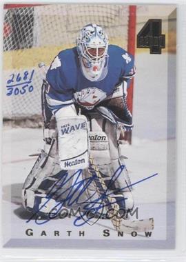 1994 Classic 4 Sport - Autograph #_GASN - Garth Snow /3050