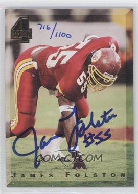 1994 Classic 4 Sport - Autograph #_JAFO - James Folston /1100