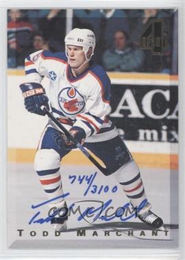 1994 Classic 4 Sport - Autograph #_TOMA - Todd Marchant /3100