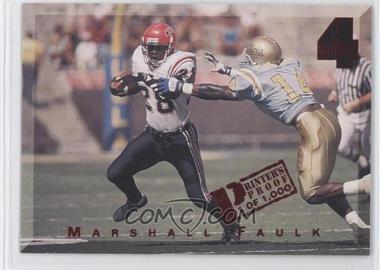 1994 Classic 4 Sport - [Base] - Printer's Proof #52 - Marshall Faulk /1000