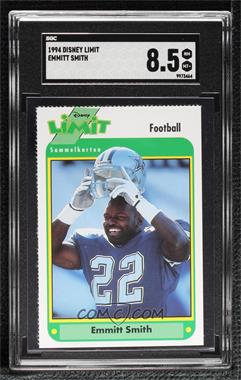 1994 Disney Limit Magazine Cards - [Base] #_EMSM - Emmitt Smith [SGC 8.5 NM/Mt+]