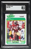 Jerry Rice [SGC 8 NM/Mt]