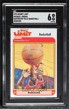 1994 Disney Limit Magazine Cards - [Base] #_MIJO.1 - Michael Jordan (Rebound) [SGC 6 EX/NM]