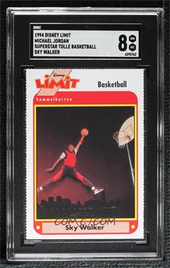 1994 Disney Limit Magazine Cards - [Base] #_MIJO.4 - Michael Jordan (Sky Walker) [SGC 8 NM/Mt]