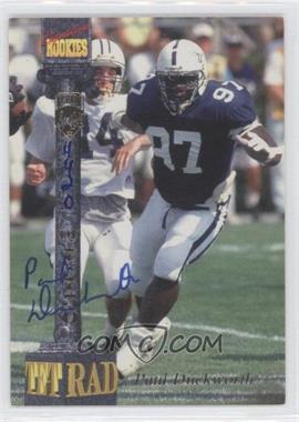 1994 Signature Rookies Tetrad - Signatures #3 - Paul Duckworth /7750