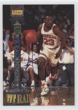 1994 Signature Rookies Tetrad - Signatures #64 - Greg Minor /7750