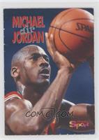 Michael Jordan (Shooting, Red Jersey, Orange Border Back)