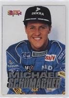 Michael Schumacher (Blue Suit, White Background) [Poor to Fair]