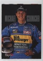 Michael Schumacher (Blue Suit, Black Background) [EX to NM]