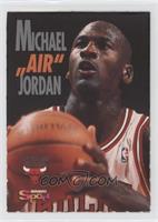 Michael Jordan (Shooting, White Jersey, Orange Border Back)