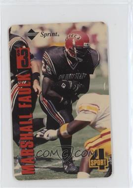 1995 Classic 4 Sport Sprint - $3 Phone Cards #_MAFA - Marshall Faulk /1562