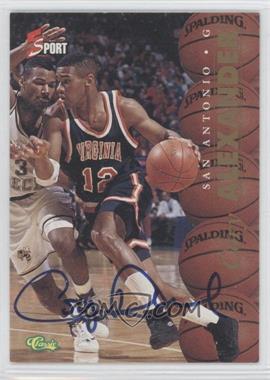 1995 Classic 5 Sport - Autographs - Missing Serial Number #_COAL - Cory Alexander