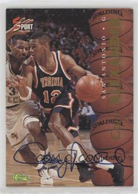 1995 Classic 5 Sport - Autographs - Missing Serial Number #_COAL - Cory Alexander