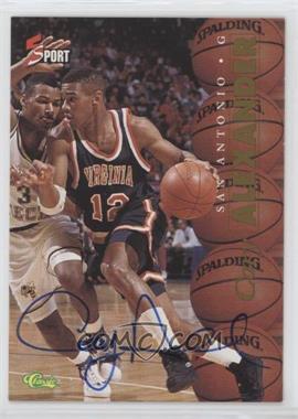 1995 Classic 5 Sport - Autographs - Missing Serial Number #_COAL - Cory Alexander