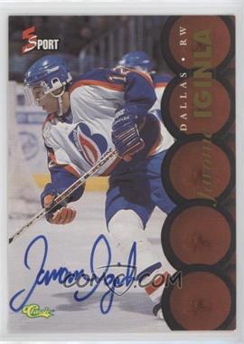 1995 Classic 5 Sport - Autographs - Missing Serial Number #_JAIG - Jarome Iginla