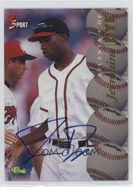 1995 Classic 5 Sport - Autographs - Missing Serial Number #_JEDY - Jermaine Dye