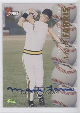 1995 Classic 5 Sport - Autographs - Missing Serial Number #_MAFA - Mark Farris