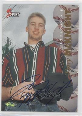 1995 Classic 5 Sport - Autographs - Missing Serial Number #_TOMC - Tony McKnight