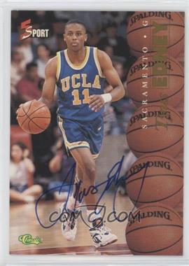 1995 Classic 5 Sport - Autographs - Missing Serial Number #_TYED - Tyus Edney