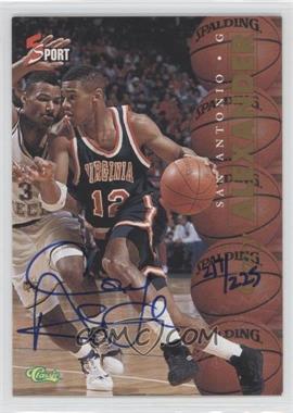 1995 Classic 5 Sport - Autographs - Numbered to 225 #_COAL - Cory Alexander /225