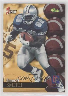 1995 Classic 5 Sport - [Base] - Silver Die-Cut #197 - Picture Perfect - Emmitt Smith