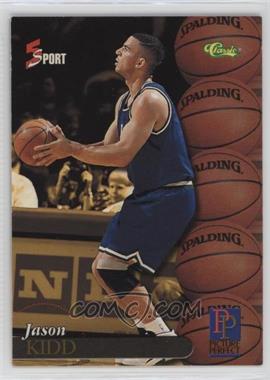 1995 Classic 5 Sport - [Base] #198 - Picture Perfect - Jason Kidd [EX to NM]