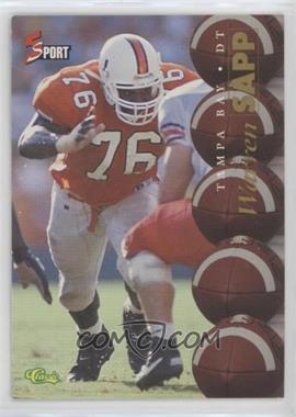 1995 Classic 5 Sport - [Base] #54 - Warren Sapp [EX to NM]