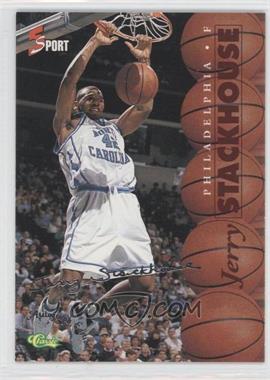 1995 Classic 5 Sport Signings - [Base] - Autograph Edition Silver #S3 - Jerry Stackhouse