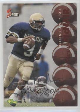 1995 Classic 5 Sport Signings - [Base] - Autograph Edition Silver #S33 - Steve McNair