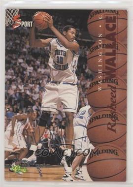 1995 Classic 5 Sport Signings - [Base] - Autograph Edition Silver #S4 - Rasheed Wallace [EX to NM]