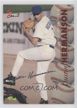 1995 Classic 5 Sport Signings - [Base] - Autograph Edition Silver #S66 - Dustin Hermanson
