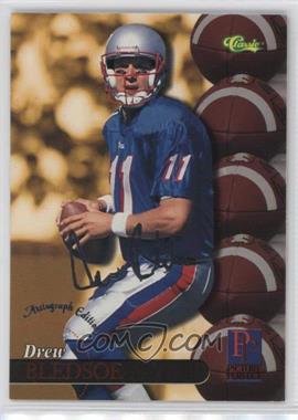 1995 Classic 5 Sport Signings - [Base] - Autograph Edition Silver #S96 - Drew Bledsoe