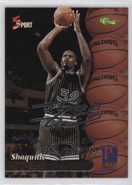 1995 Classic 5 Sport Signings - [Base] - Autograph Edition Silver #S99 - Shaquille O'Neal