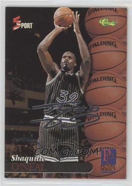 1995 Classic 5 Sport Signings - [Base] - Autograph Edition Silver #S99 - Shaquille O'Neal